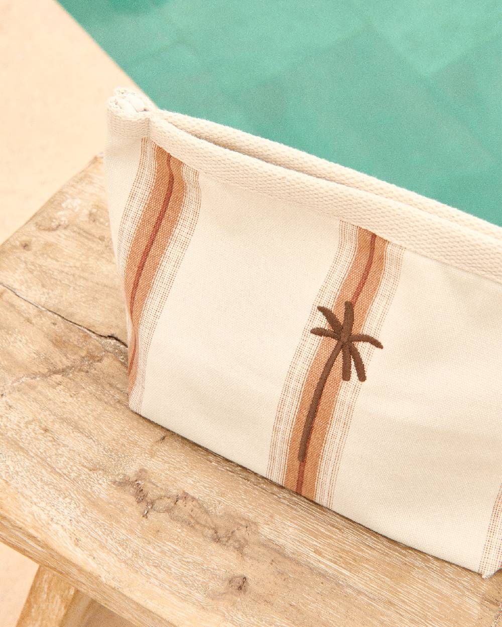 Manebí Canvas Tender2Tote - Cocoa \u0026 Beige Multistripes Vendita