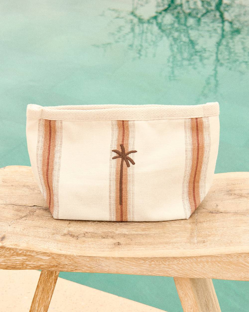 Manebí Canvas Tender2Tote - Cocoa \u0026 Beige Multistripes Vendita