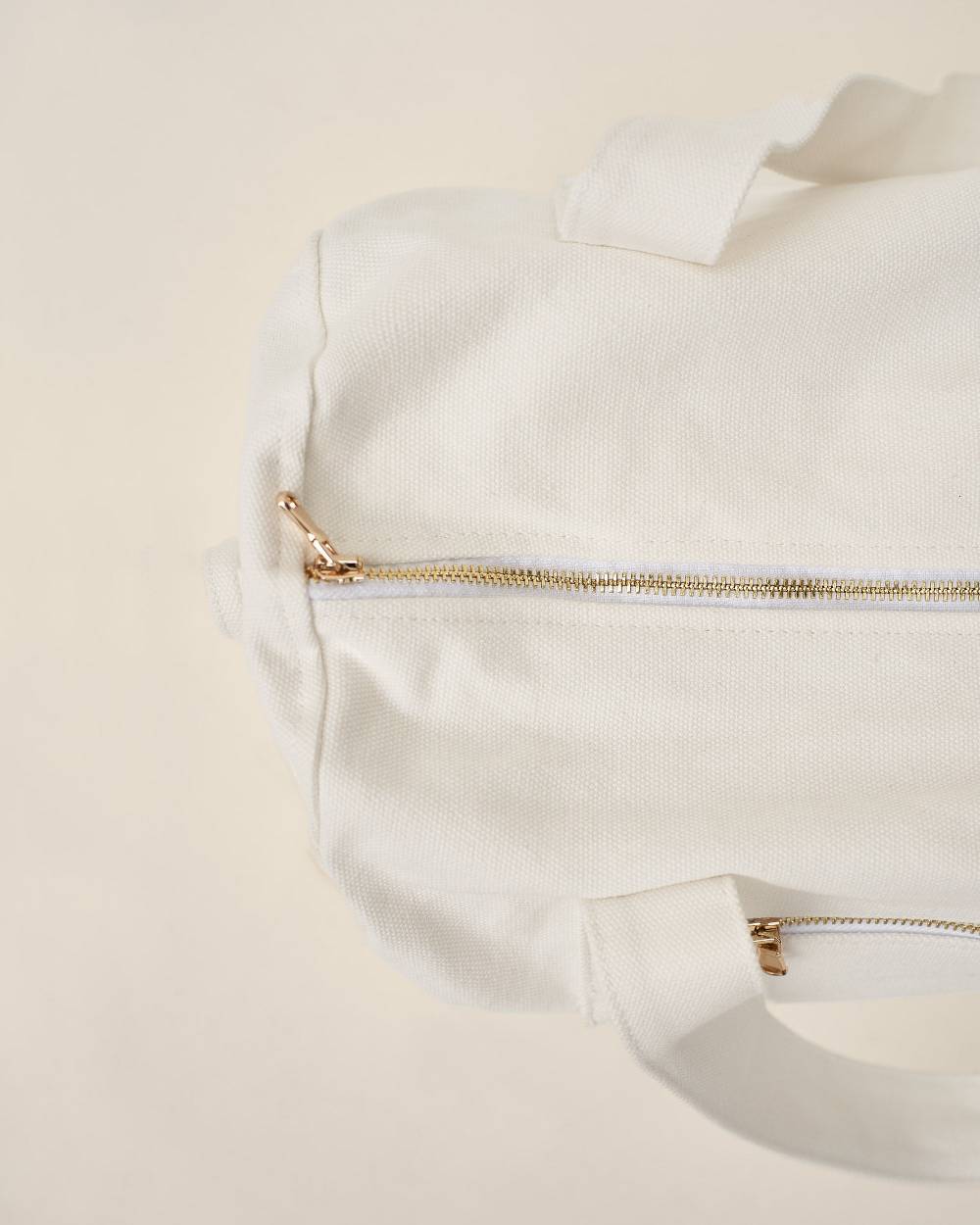 Manebí Canvas Weekend Bag - La Havana White Qualità Garantita