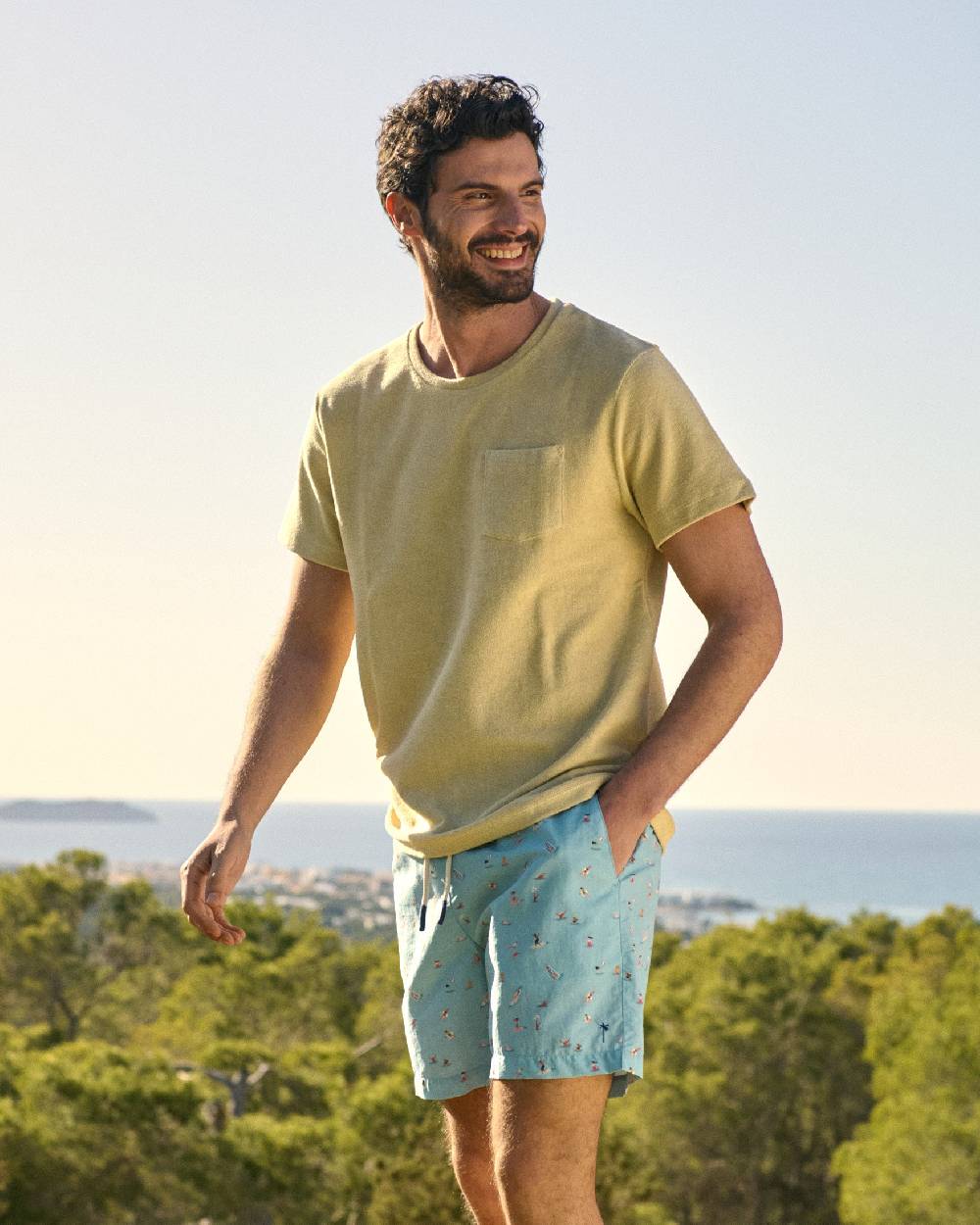 Manebí Printed Swim Shorts - Kids In The Sea Convenienza