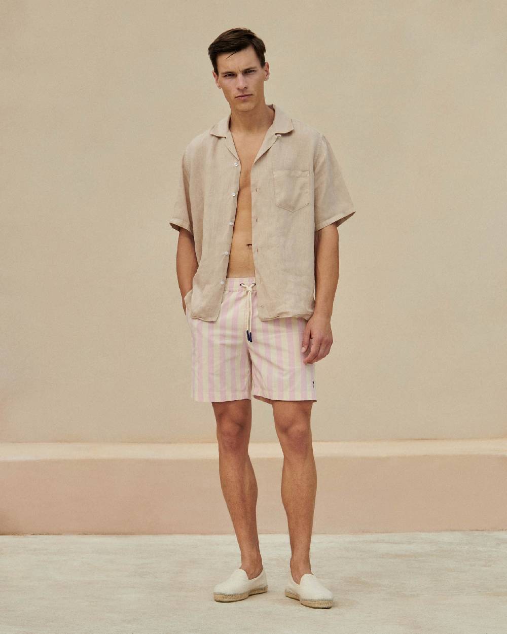 Manebí Printed Swim Shorts - Antique Rose Sconto