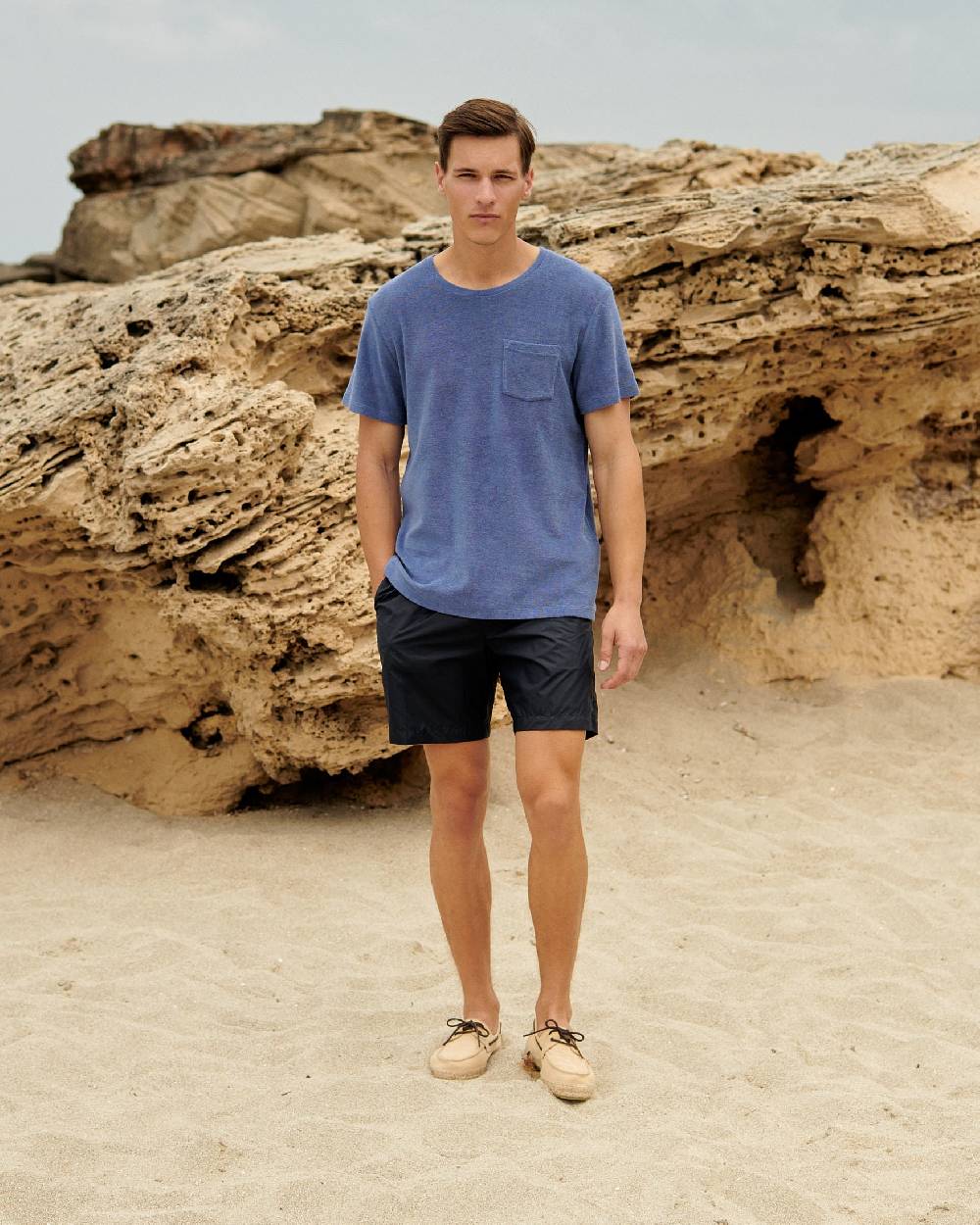 Manebí Solid Color Swim Shorts - Recycled Ultra Light Night Blue Hotsell