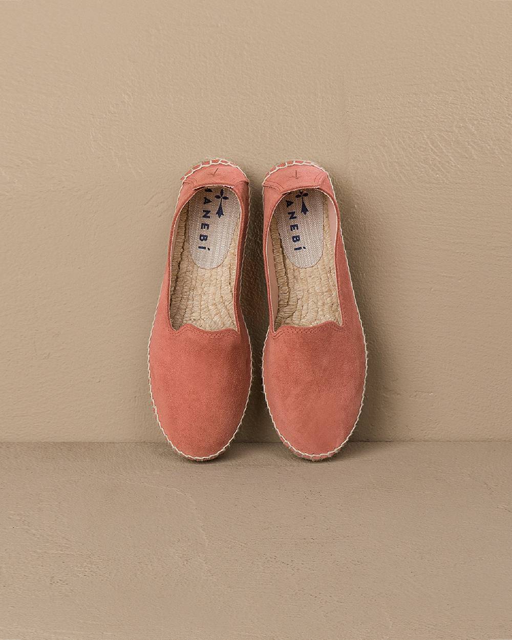 Manebí Suede Double Sole Espadrilles - Hamptons Terracotta Nuova