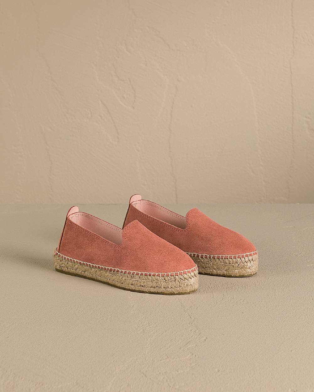 Manebí Suede Double Sole Espadrilles - Hamptons Terracotta Nuova