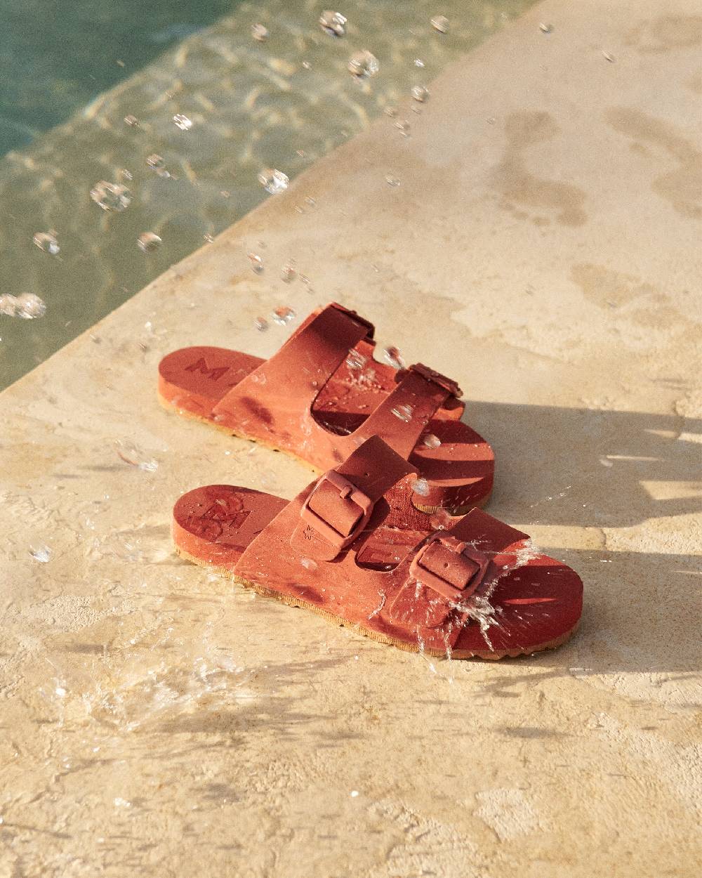 Manebí Eva Nordic|Swim Sandals - Terracotta Moda