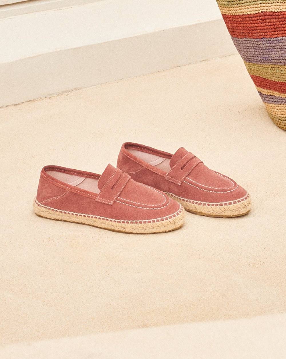 Manebí Suede Loafers Espadrilles - Hamptons Terracotta 2025