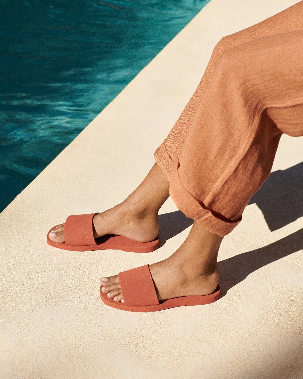 Manebí Eva Slide|Swim Sandals - Terracotta 2025