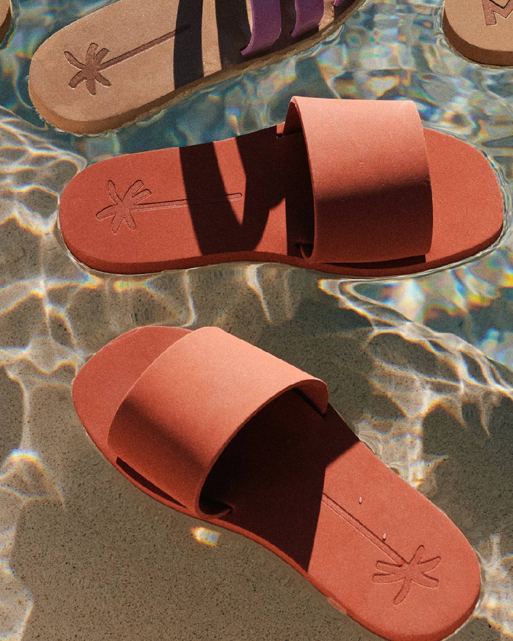 Manebí Eva Slide|Swim Sandals - Terracotta 2025