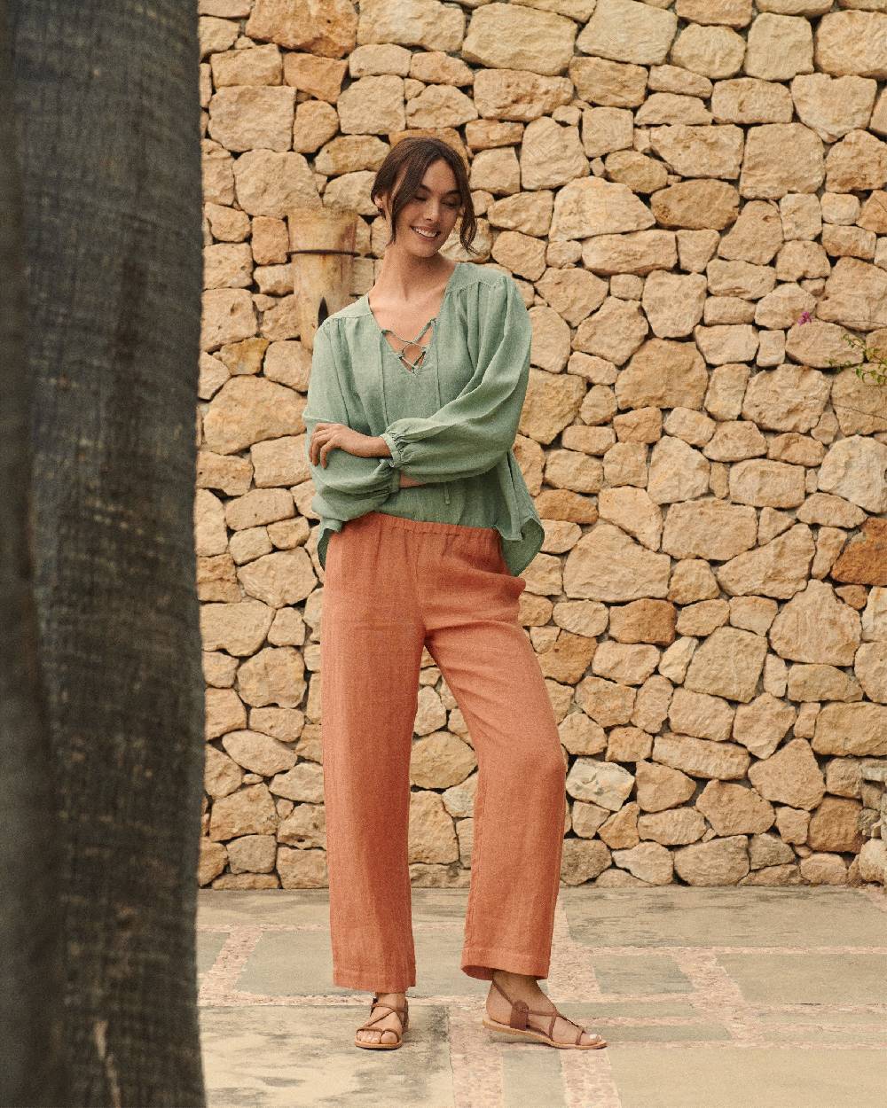 Manebí Linen Varadero Shirt - Mineral Green I Più Venduti
