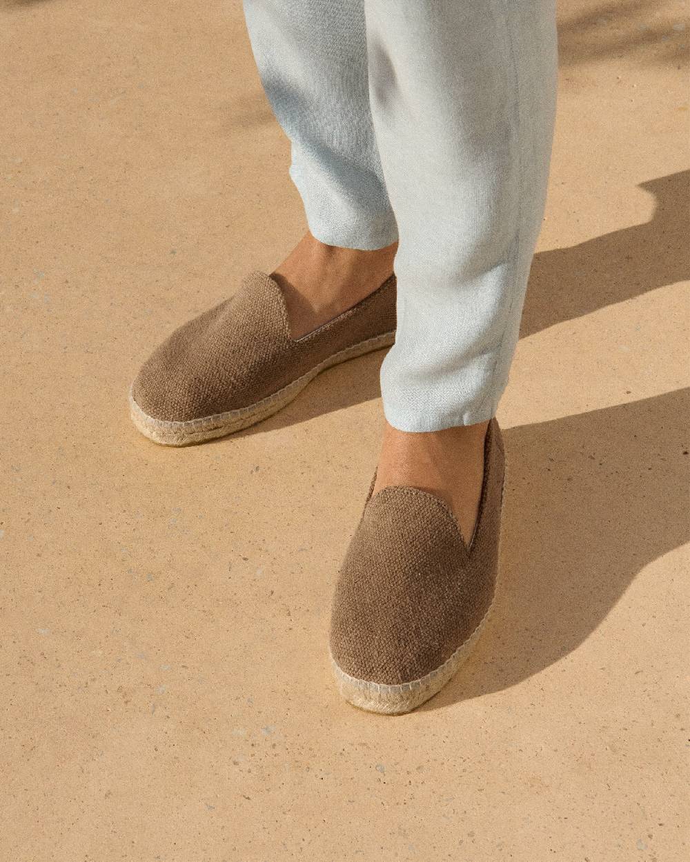 Manebí Coarse Woven Canvas Espadrilles - Vintage Taupe I Più Venduti