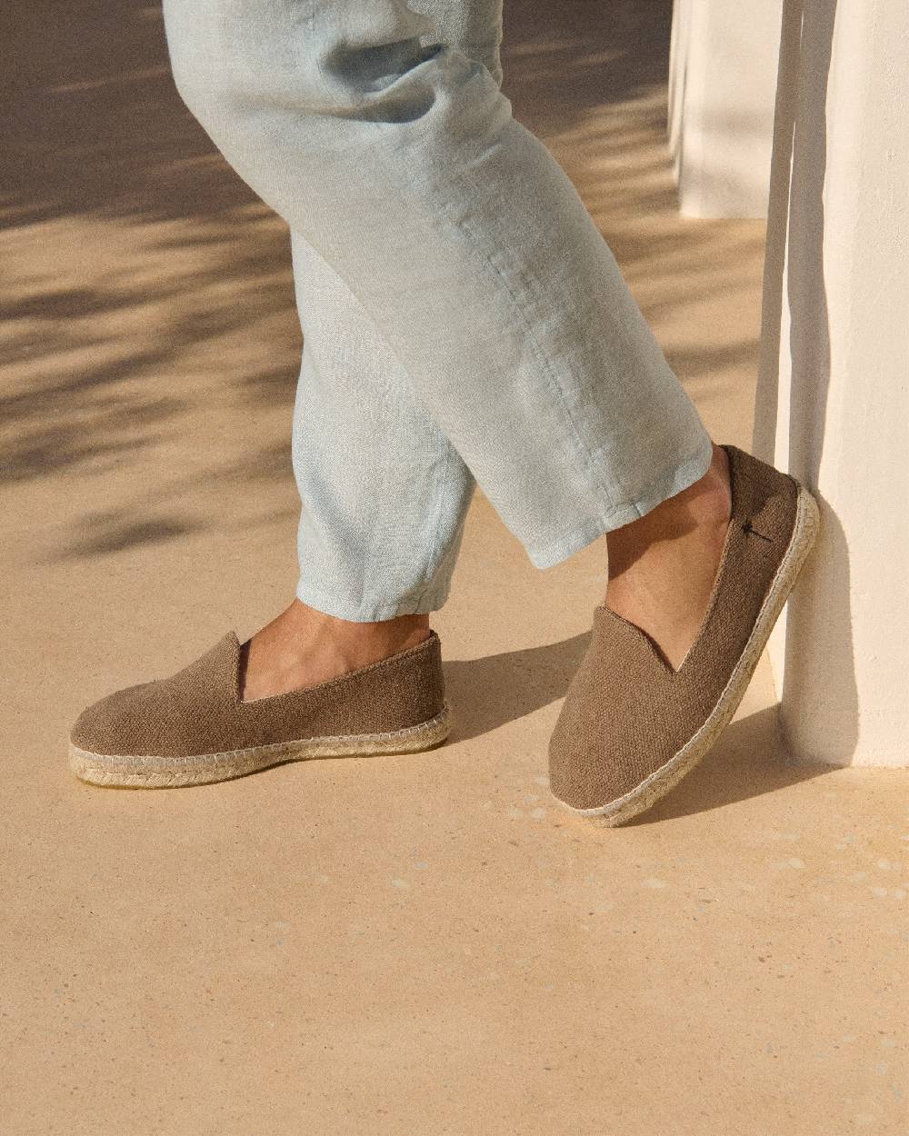 Manebí Coarse Woven Canvas Espadrilles - Vintage Taupe I Più Venduti