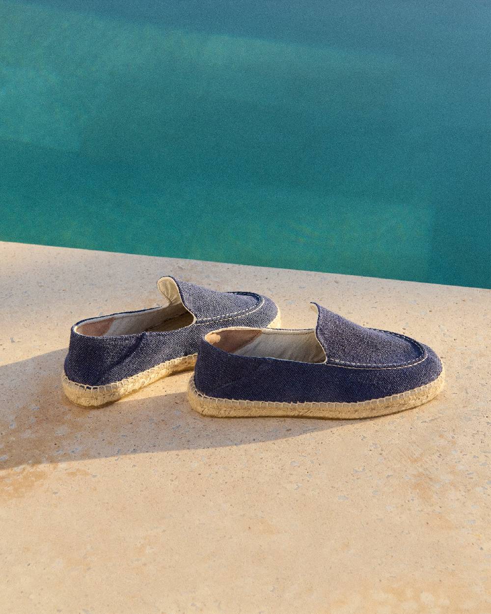 Manebí Organic Hemp Traveler Loafers|Espadrilles - Navy Hotsell