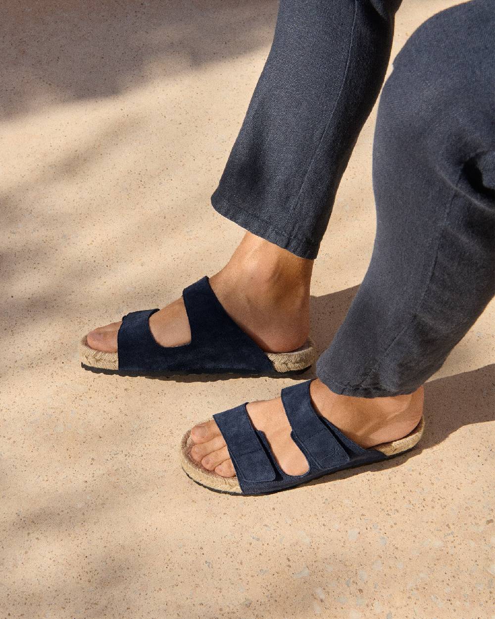 Manebí Suede Strap Nordic Sandals - Patriot Blue I Più Venduti