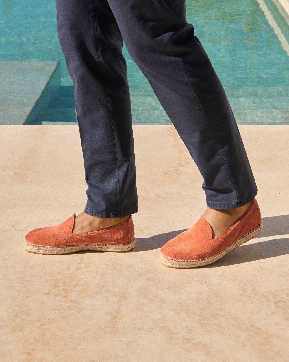 Manebí Suede Espadrilles - Orange Rust 2025