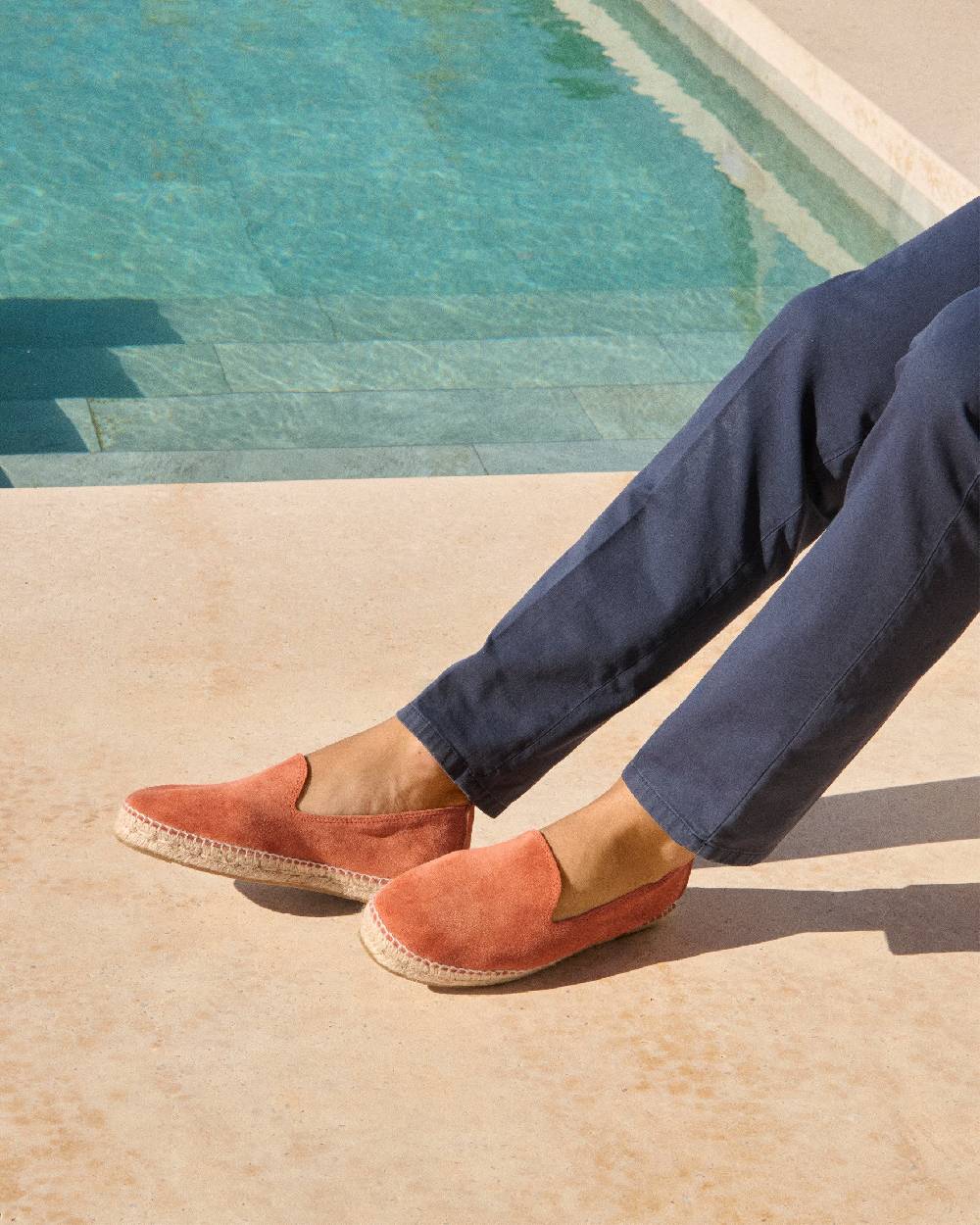 Manebí Suede Espadrilles - Orange Rust 2025