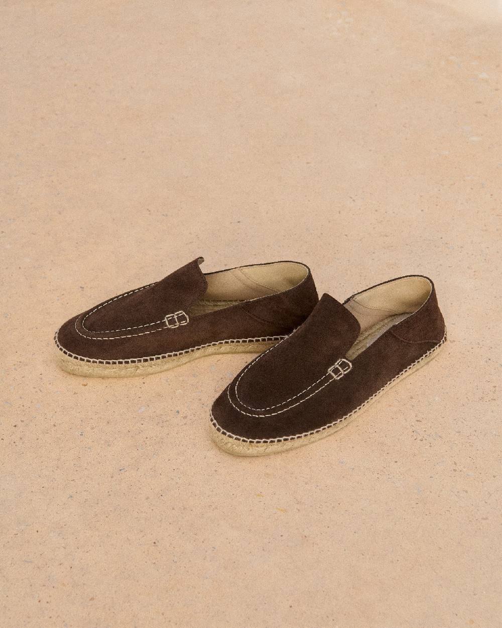 Manebí Suede Traveler Loafers|Espadrilles - Cocoa Italy