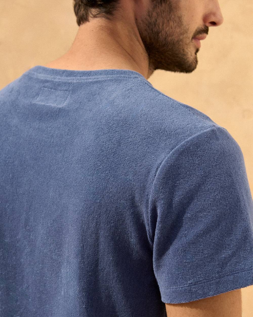 Manebí Organic Terry Cotton|Emilio T-Shirt - Petrole Nuovo