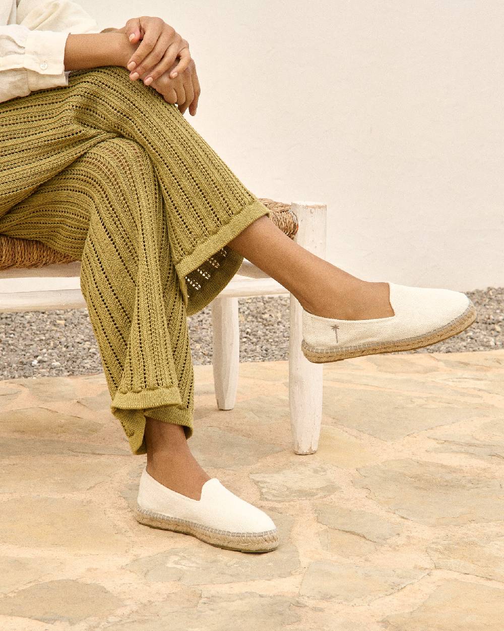 Manebí Espadrillas - La Havana - Bianche Acquista Ora