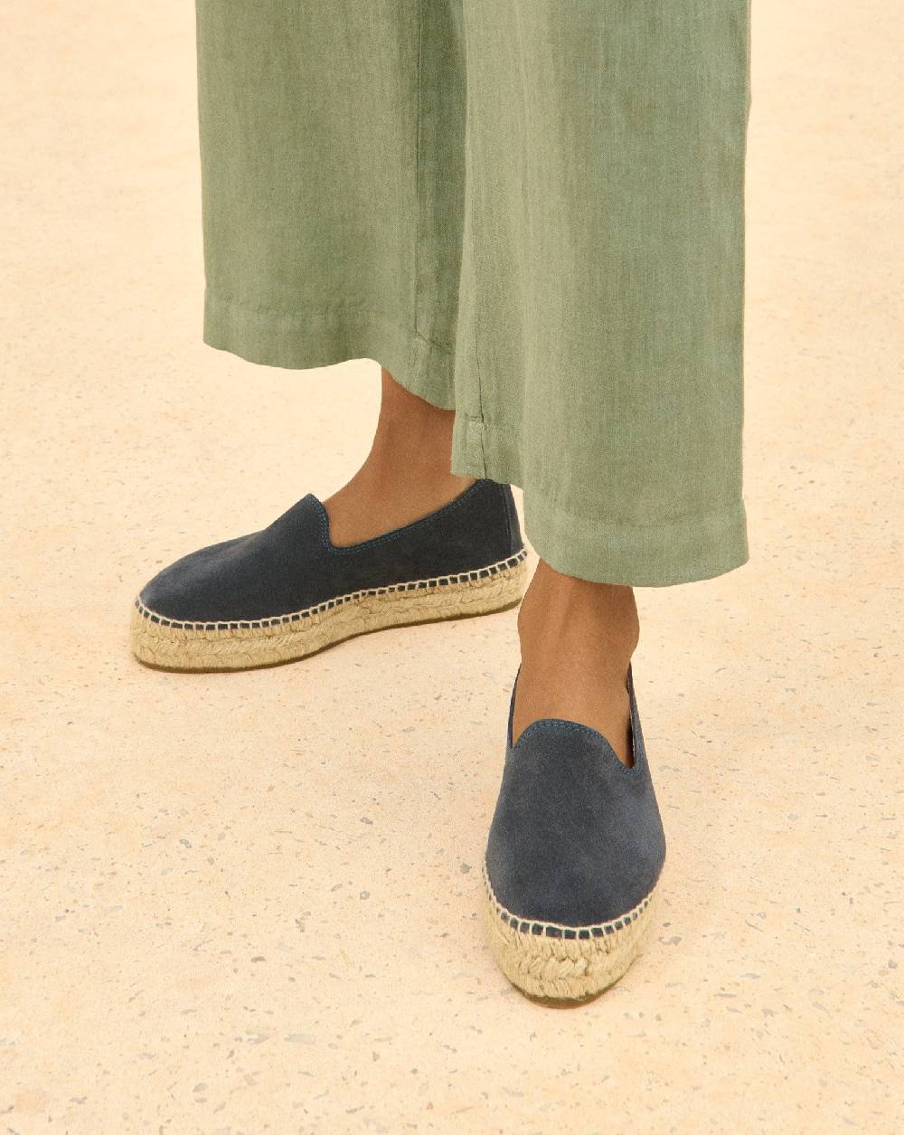 Manebí Espadrillas con doppia suola - Hamptons - Patriot Blu Sottocosto