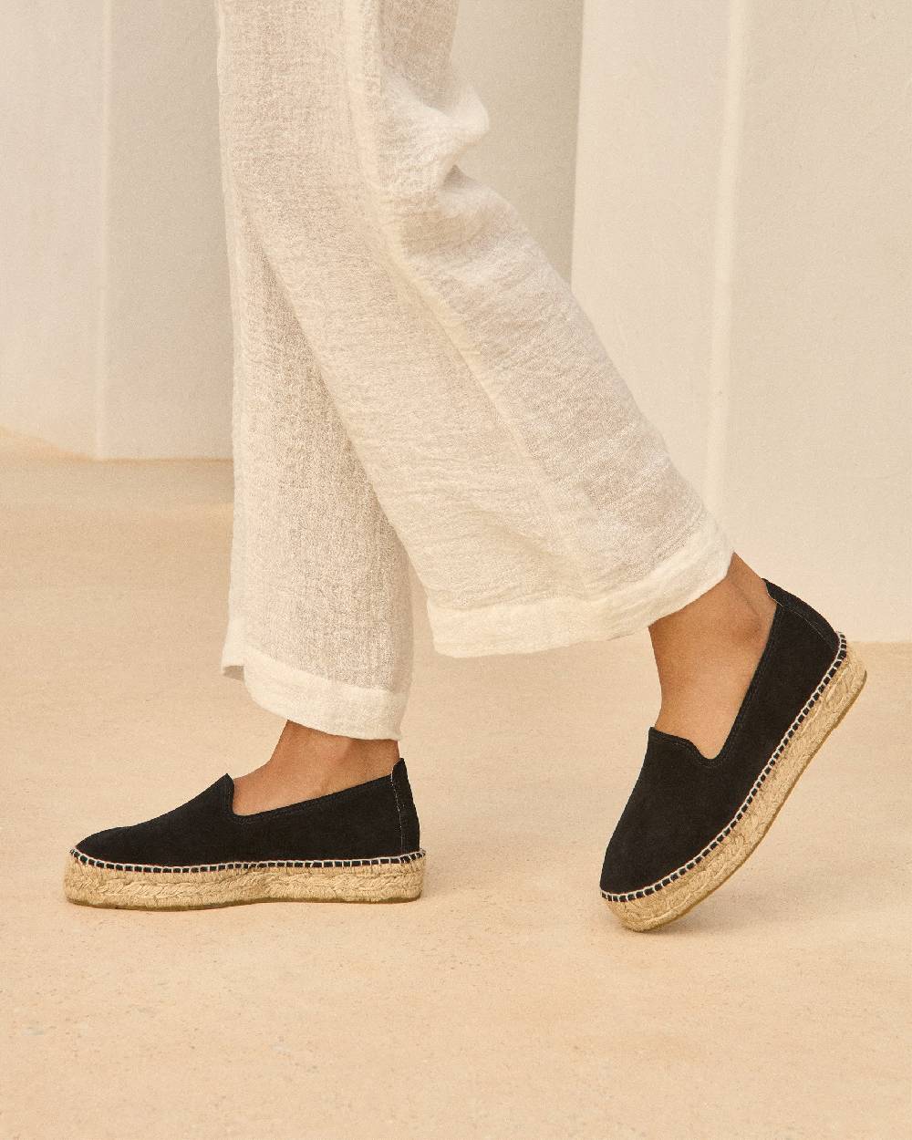 Manebí Espadrillas Doppia Suola - Hamptons - Nere Convenienza