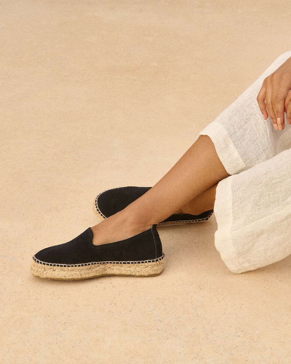 Manebí Espadrillas Doppia Suola - Hamptons - Nere Convenienza