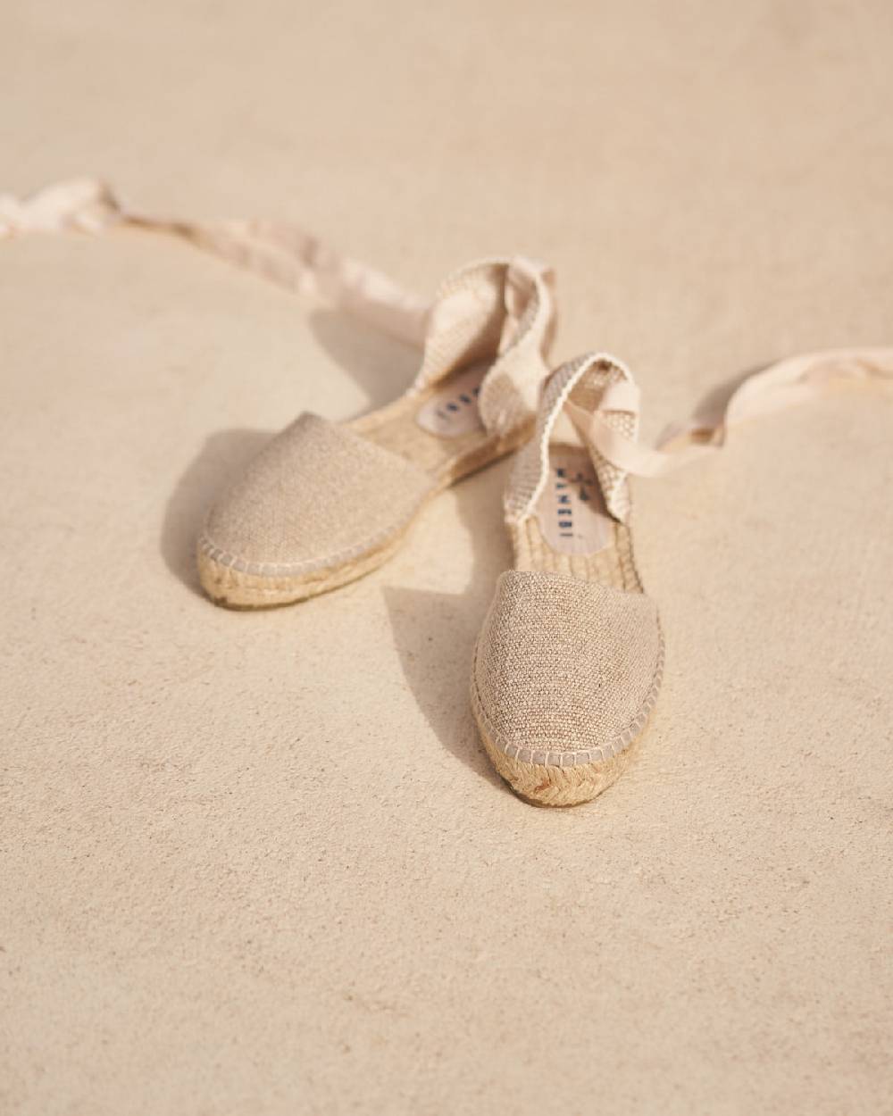 Manebí Organic Hemp Flat Valenciana Espadrilles - La Havana Natural Negozio