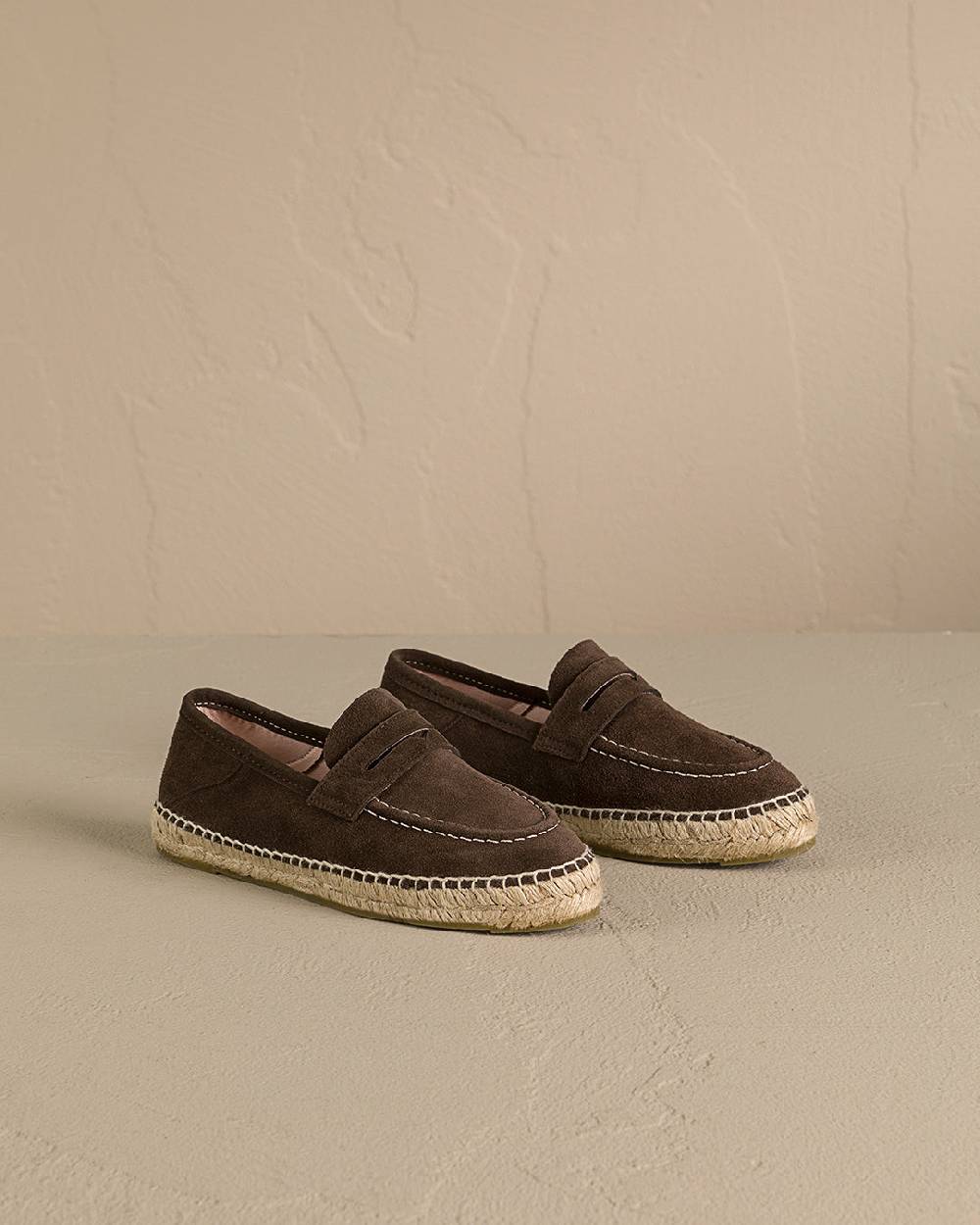 Manebí Suede Loafers Espadrilles - Hamptons Cocoa Nuova