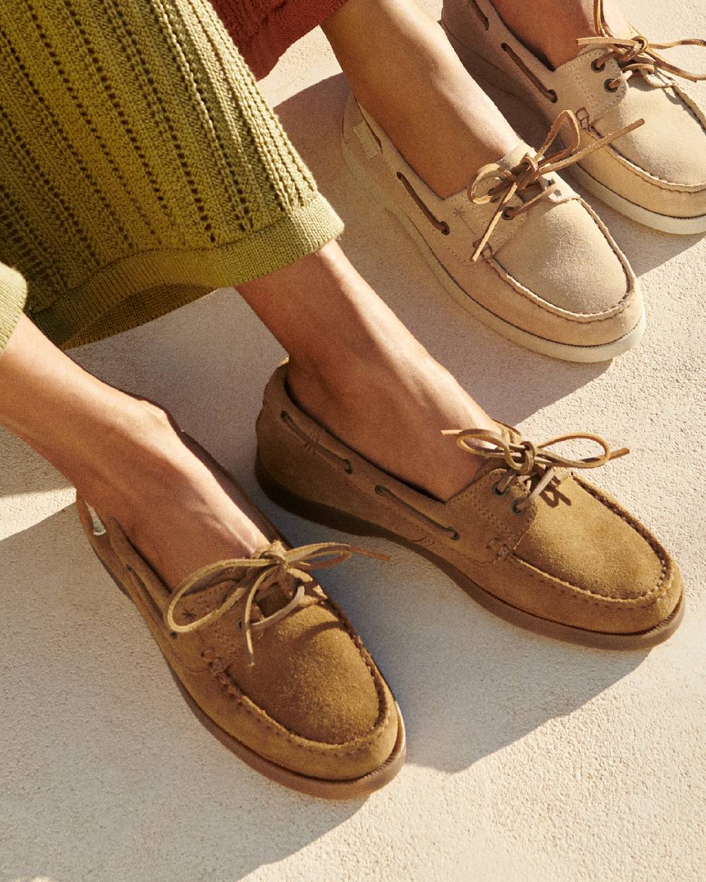 Manebí Suede Boat-Shoes - Hamptons Cuero Italia
