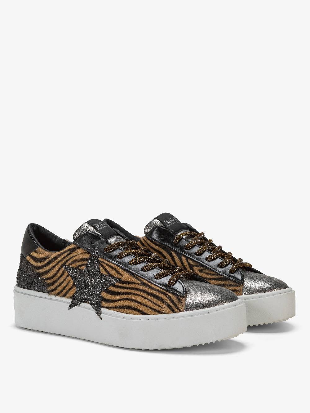 Nira Rubens COSMOPOLITAN - STELLA BROWN ZEBRINA SILVER Vendita
