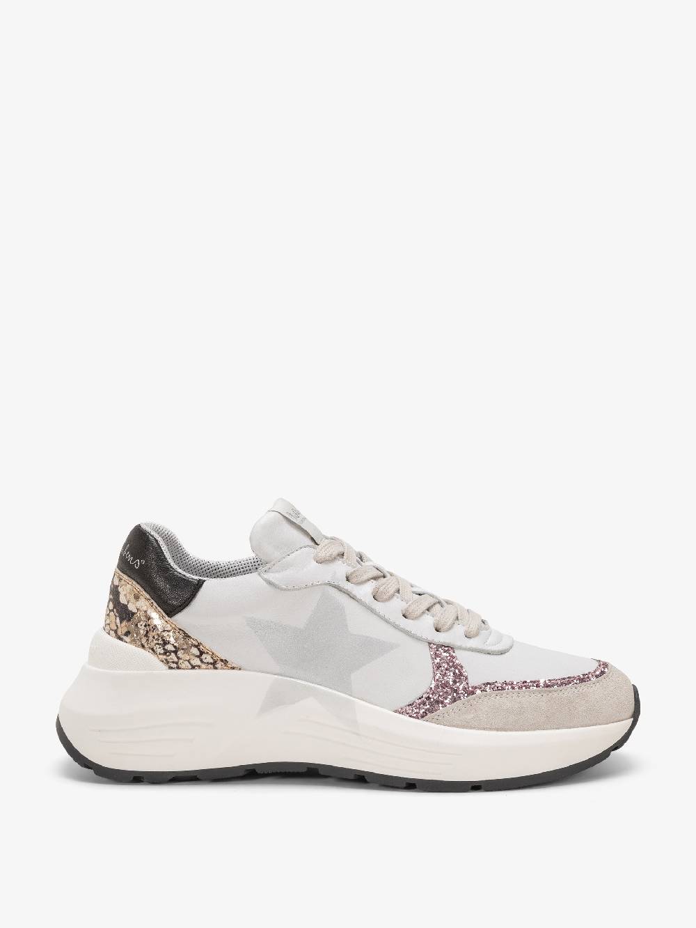 Nira Rubens Chunky Sneakers Stinger Python Rose - Stella Consegna Veloce