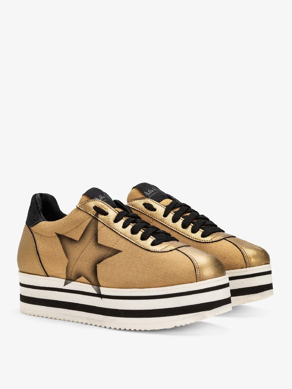 Nira Rubens Platform White Lady Active Gold - Stella Prezzo Ridotto