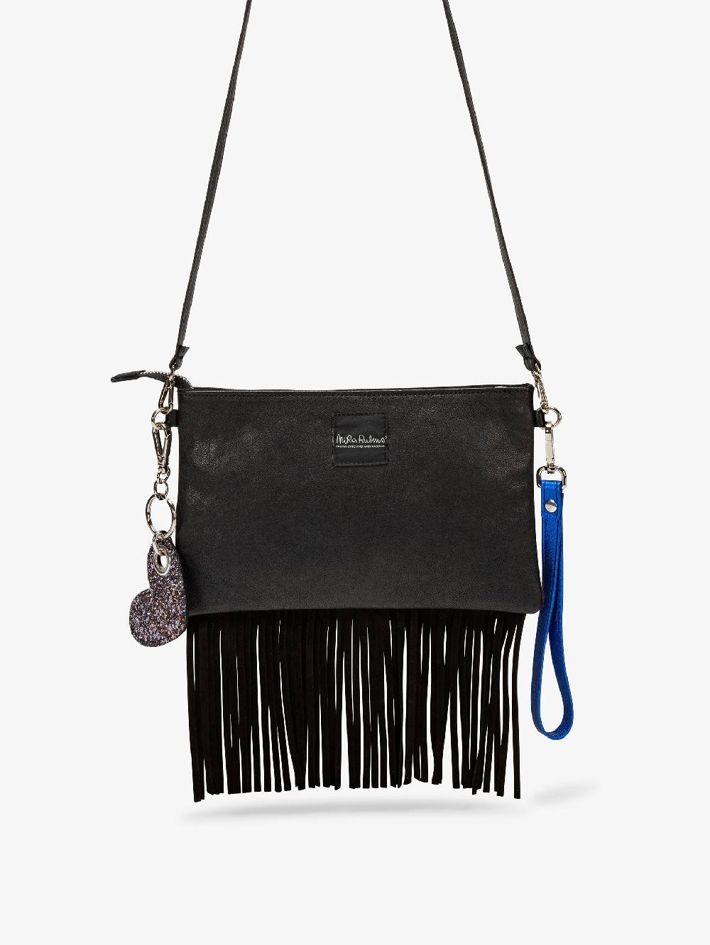 Nira Rubens Minibag Frange - Giaguarino Electric Blue Negozio