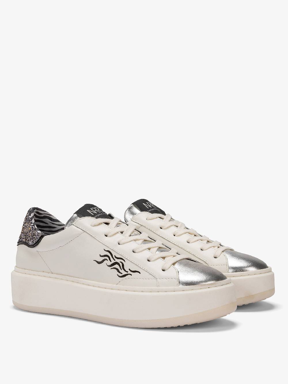 Nira Rubens METROPOLITAN WHITE ZEBRINA-WAVES Pezzi Unici