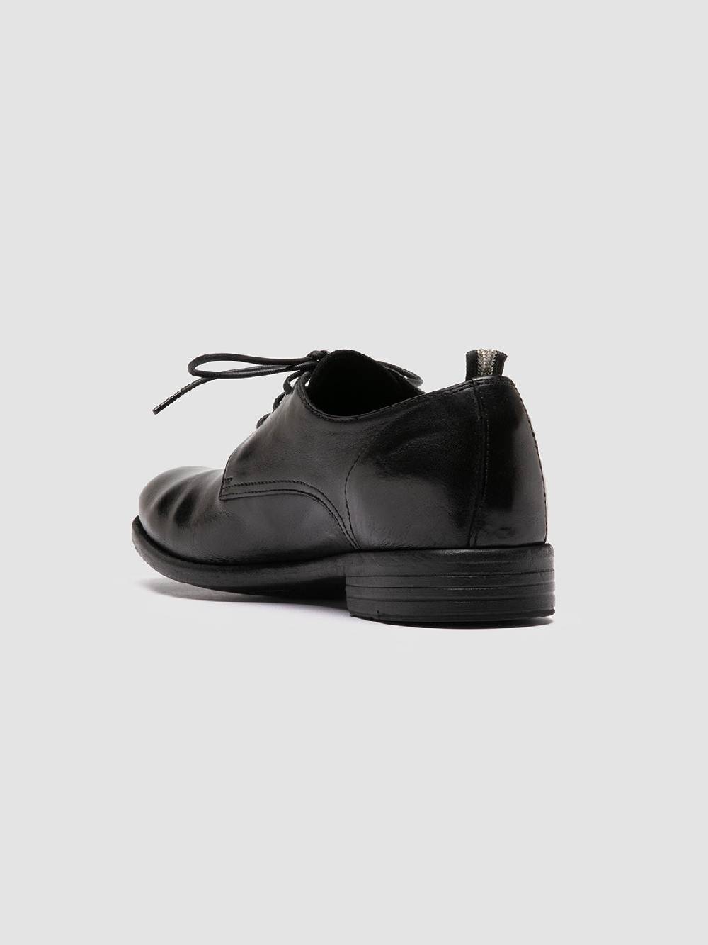 ﻿Officine Creative CALIXTE 064 Scarpe Derby in Pelle Nera Vendita Economica