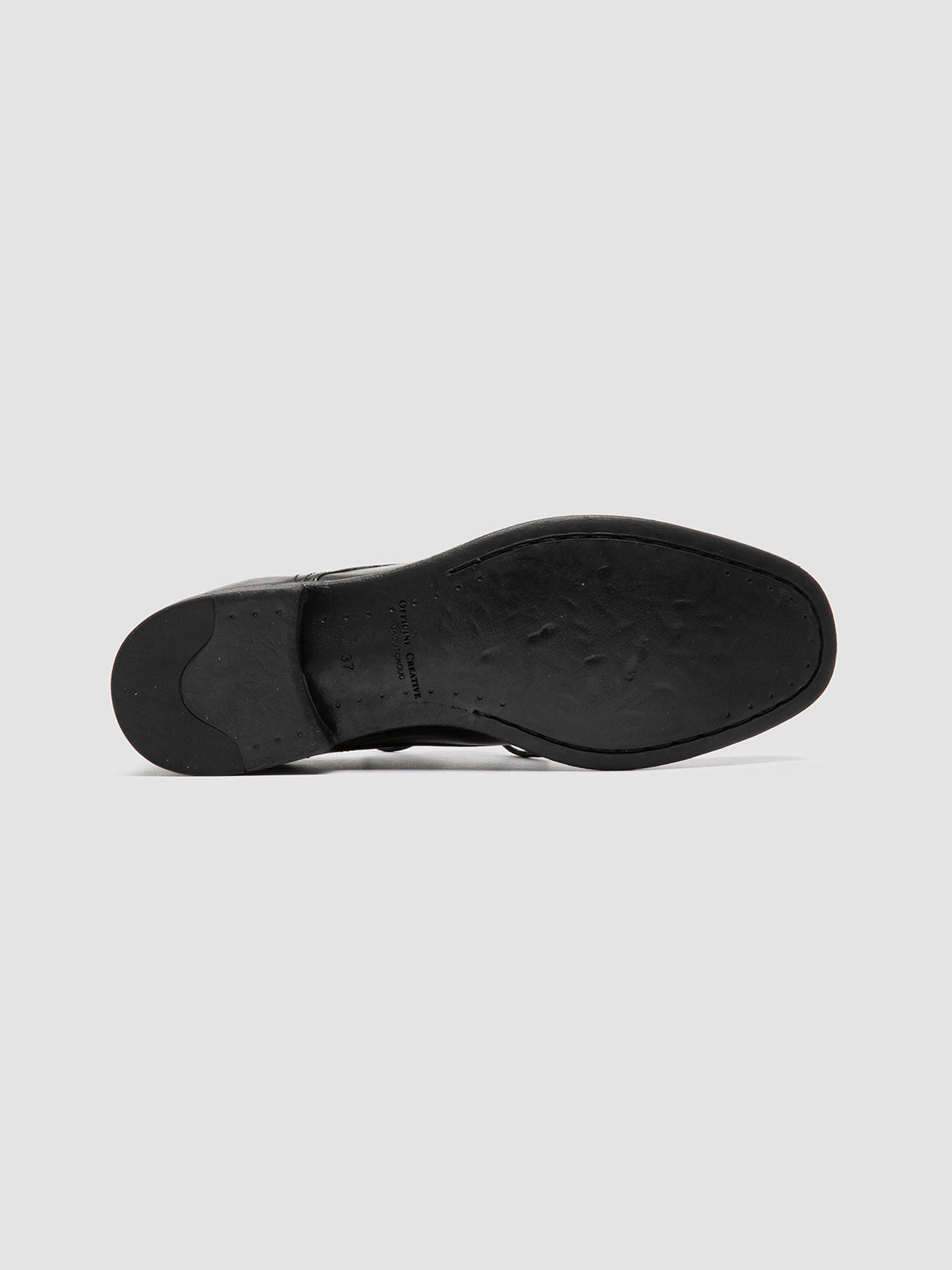 ﻿Officine Creative CALIXTE 064 Scarpe Derby in Pelle Nera Vendita Economica
