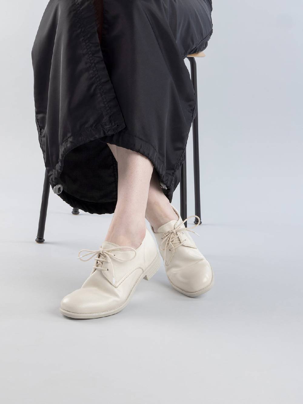 ﻿Officine Creative CALIXTE 064 Scarpe Derby in Pelle Nera Vendita Economica