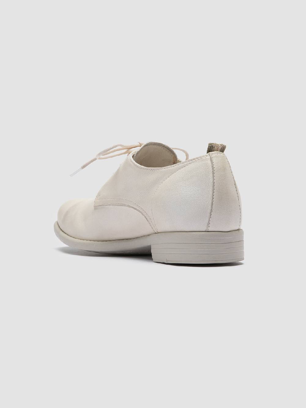 Officine Creative CALIXTE 064 Scarpe Derby in Pelle Bianca Saldi Di Fabbrica