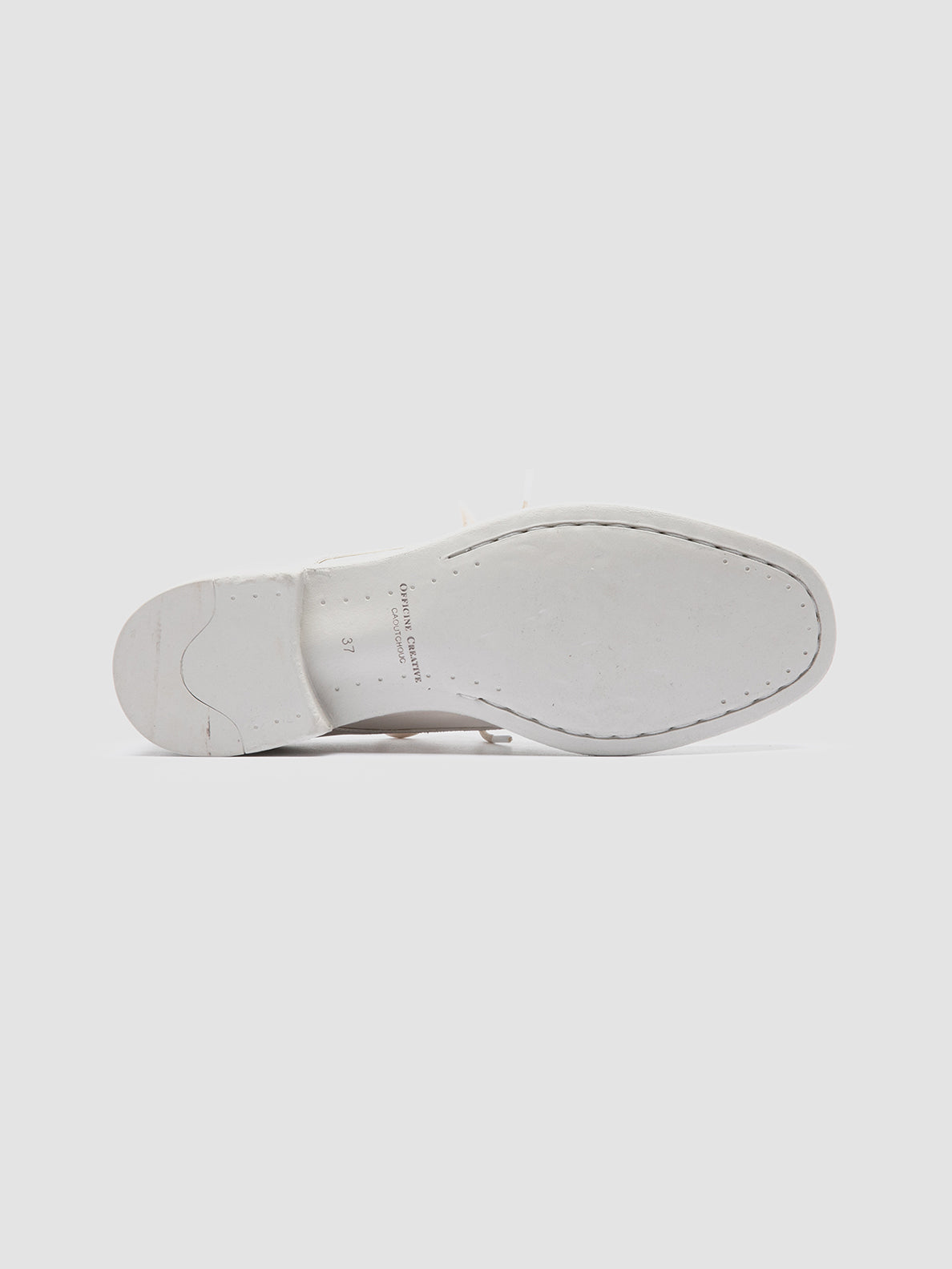 Officine Creative CALIXTE 064 Scarpe Derby in Pelle Bianca Saldi Di Fabbrica