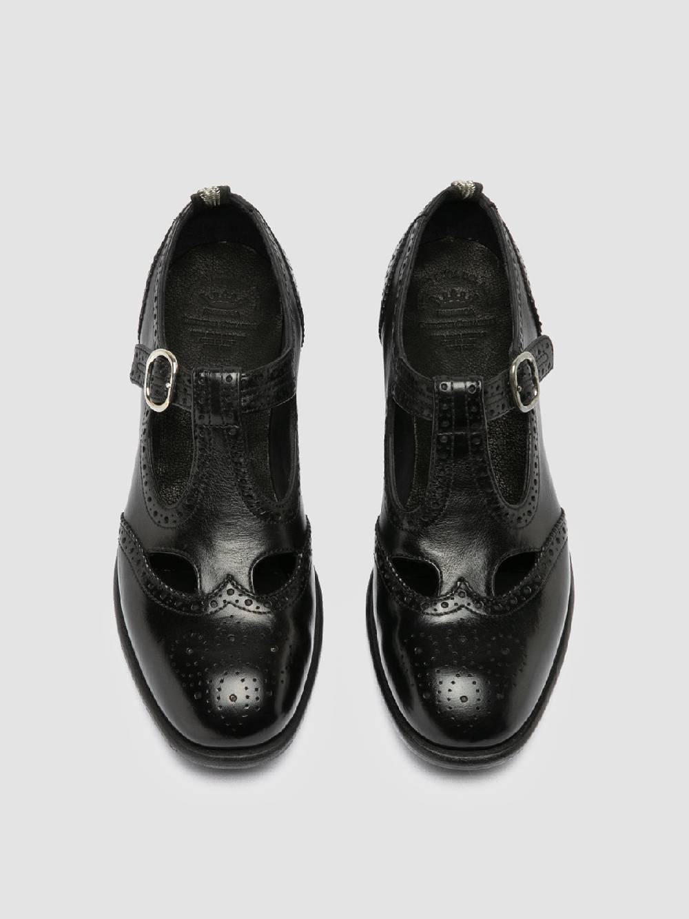 Officine Creative CALIXTE 066 Black Leather Maryjane Loafers I Più Venduti