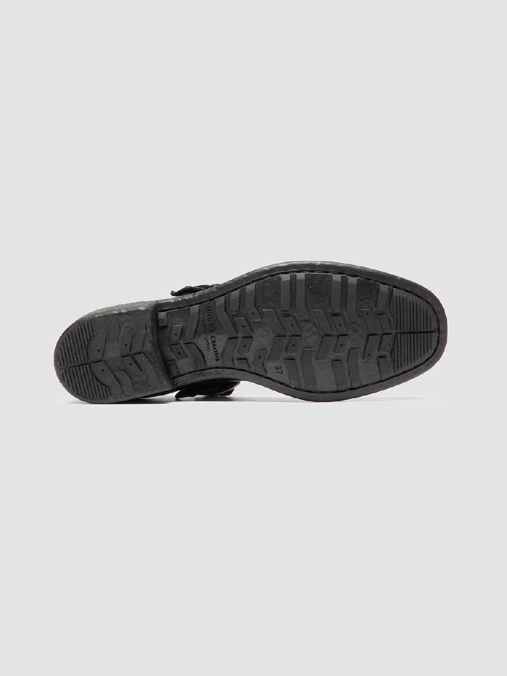 Officine Creative CALIXTE 071 Sandali T-Bar in Pelle Nera Negozio