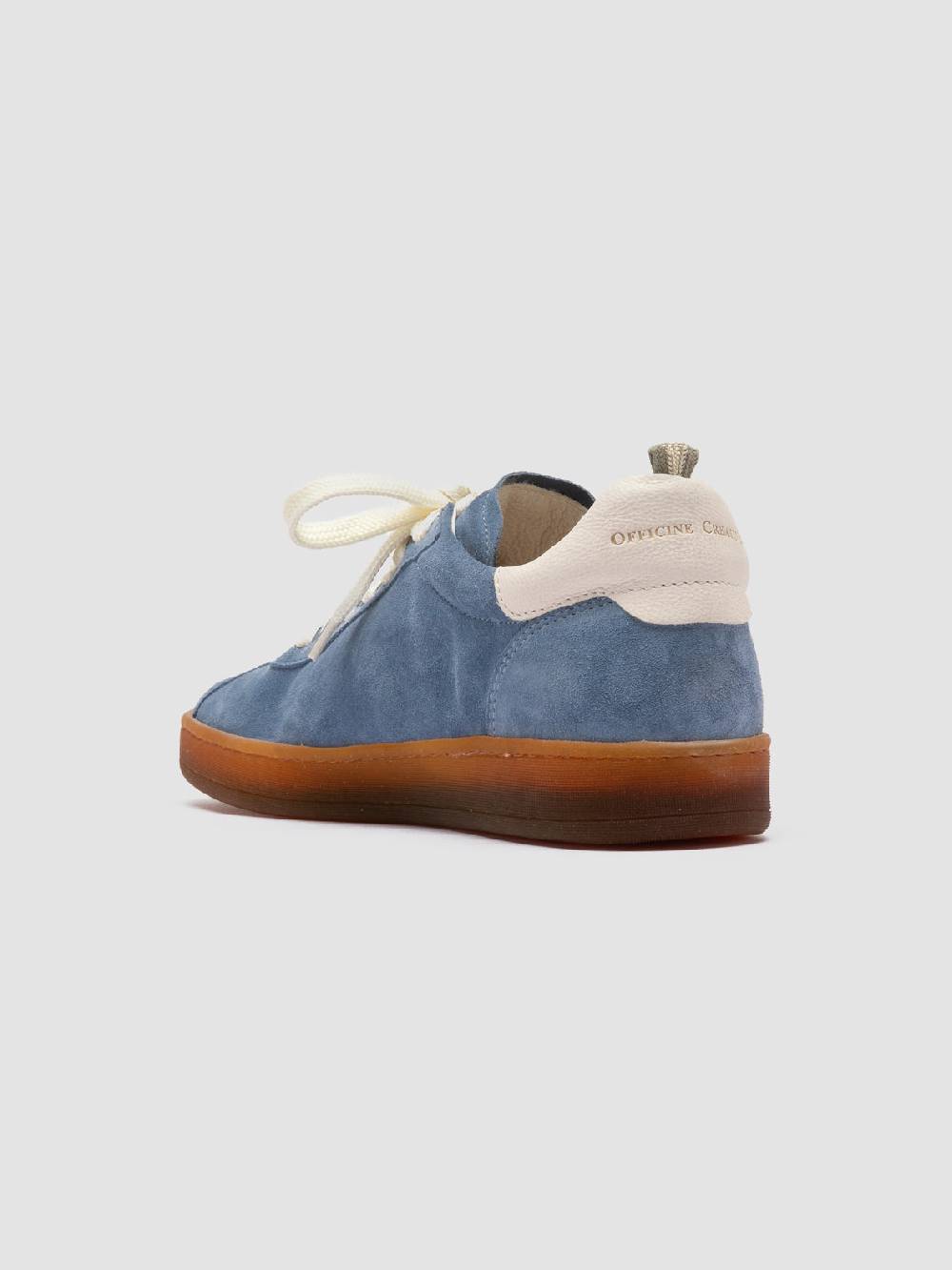 Officine Creative DESTINY 101 Sneakers Basse in Pelle e Camoscio Blu Nuova