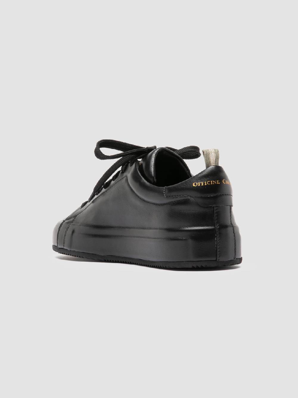 Officine Creative EASY 101 Sneakers Basse in Pelle Nera 2025