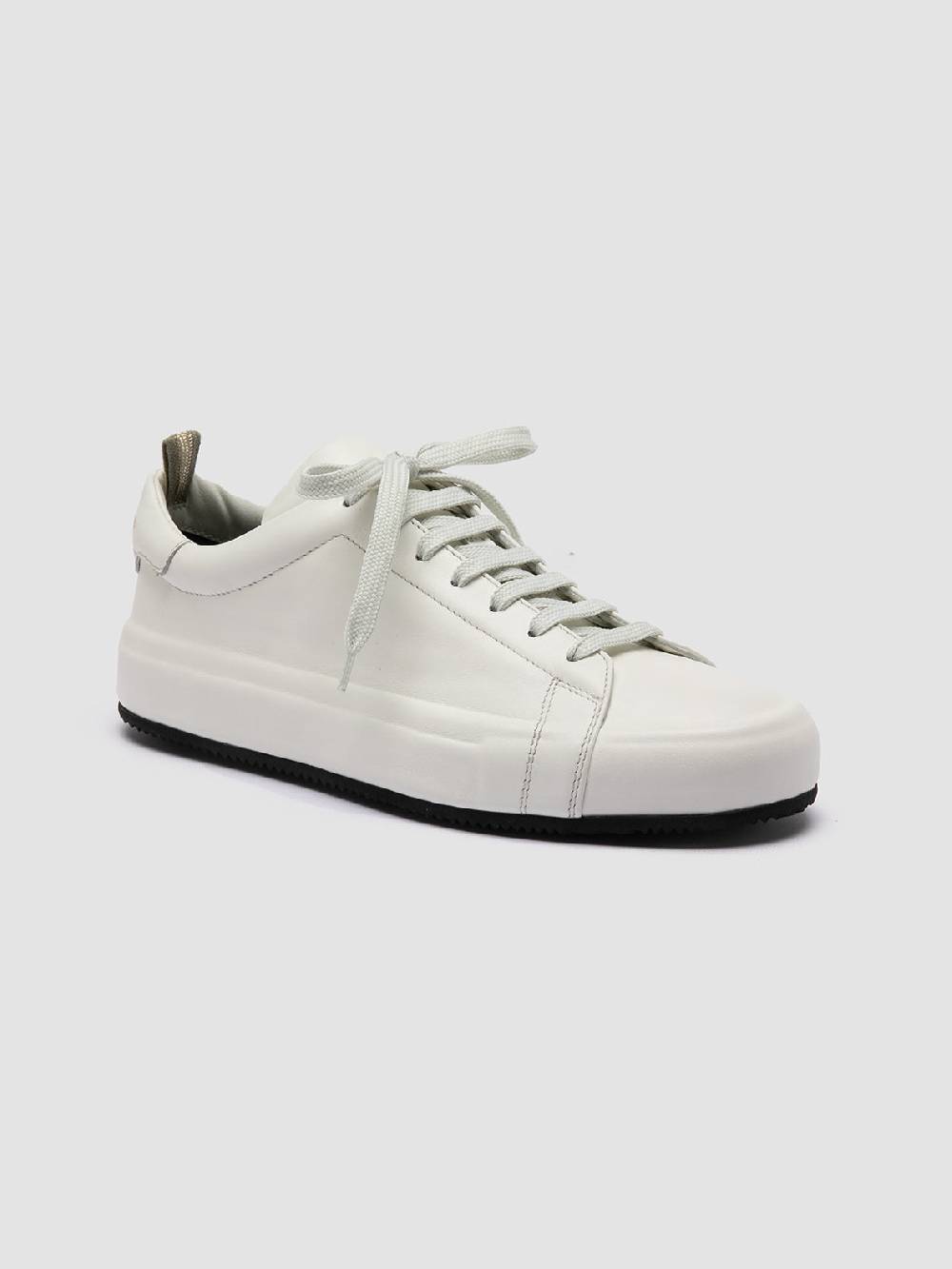 Officine Creative EASY 101 Sneakers Basse in Pelle Bianca Italia