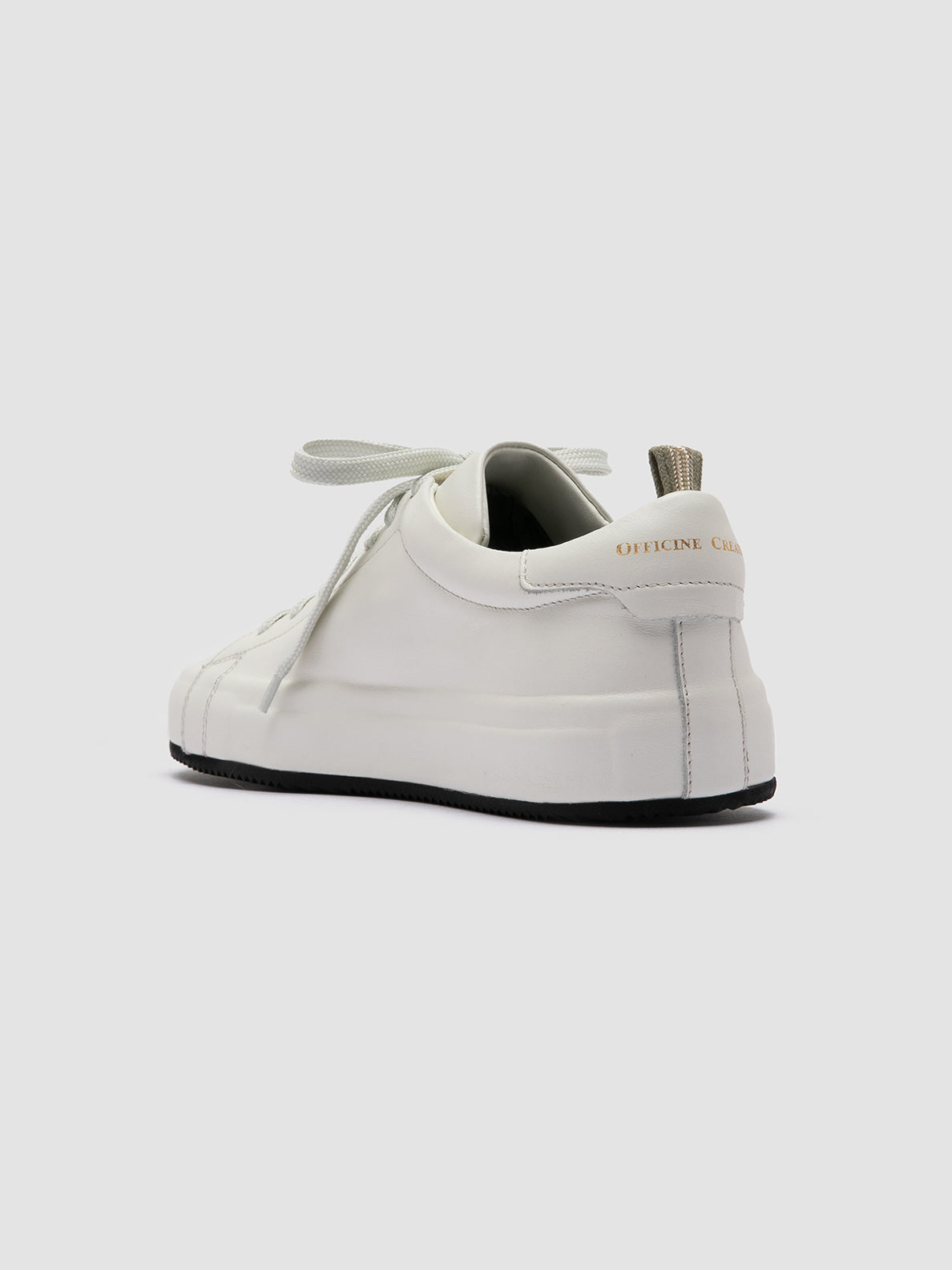 Officine Creative EASY 101 Sneakers Basse in Pelle Bianca Italia