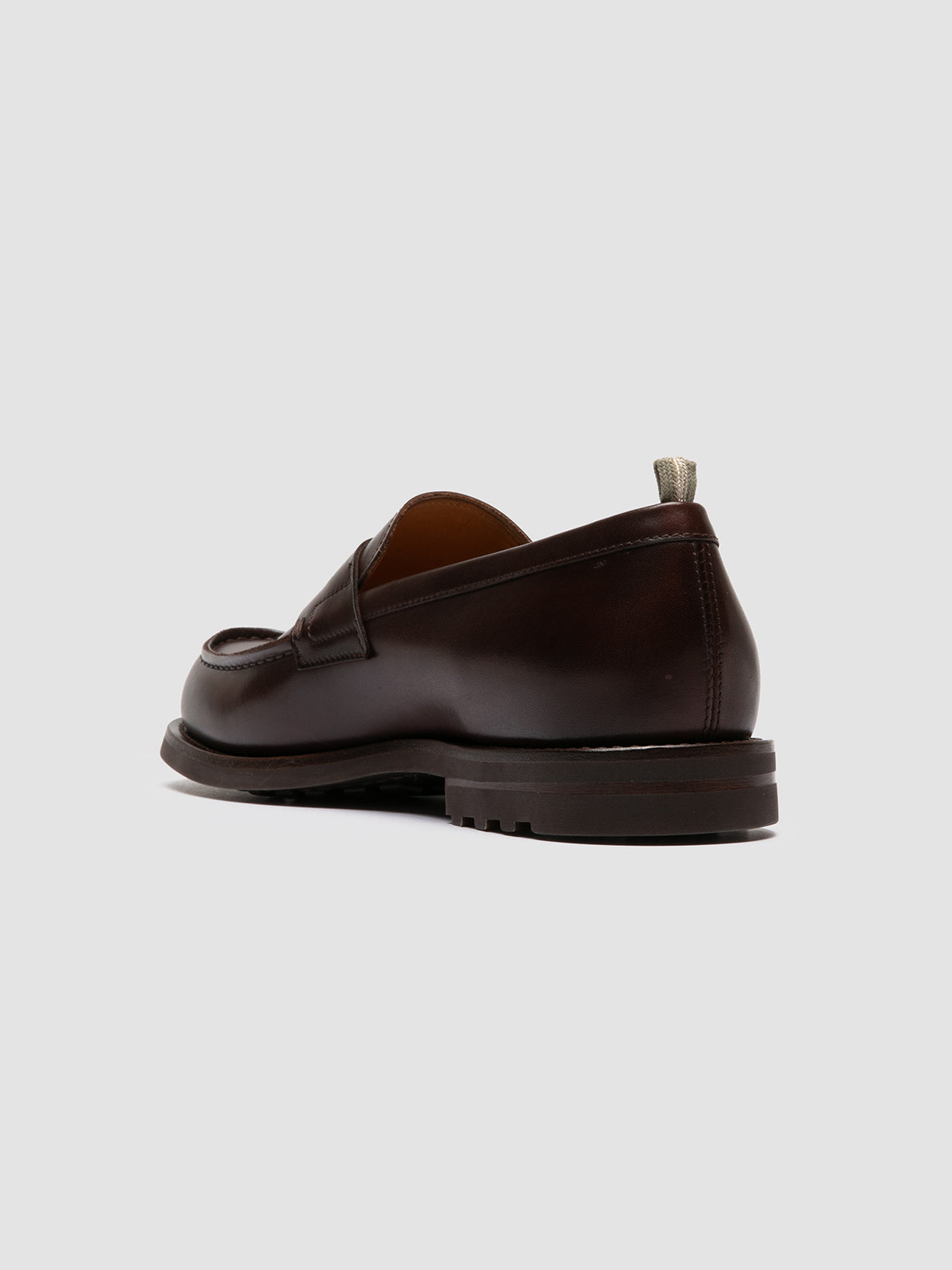 Officine Creative BELMONDO 006 Mocassini Penny in Pelle Scamosciata Marrone Promozione