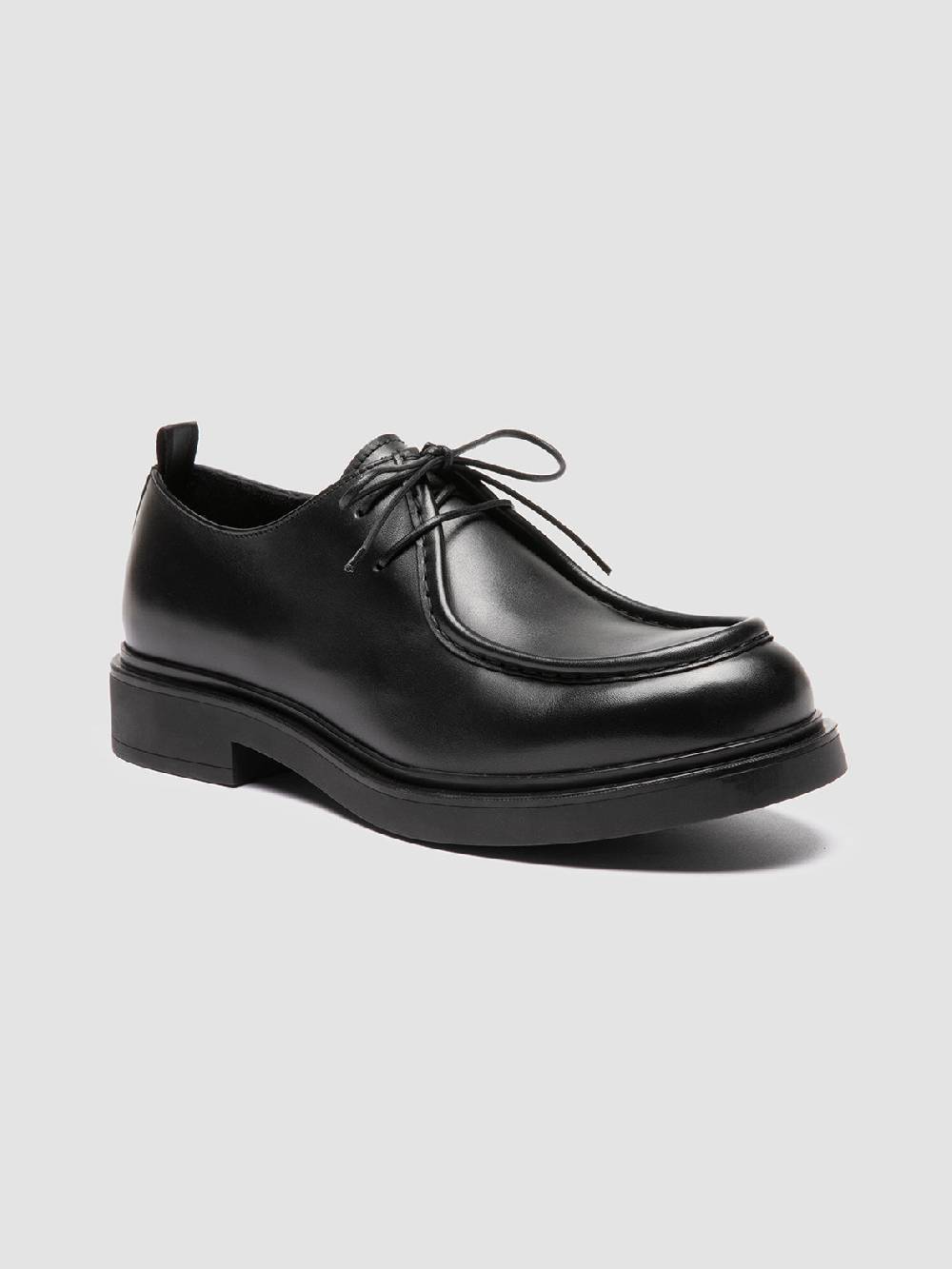Officine Creative ENGINEER 002 Derby in Pelle Nera Pezzi Unici