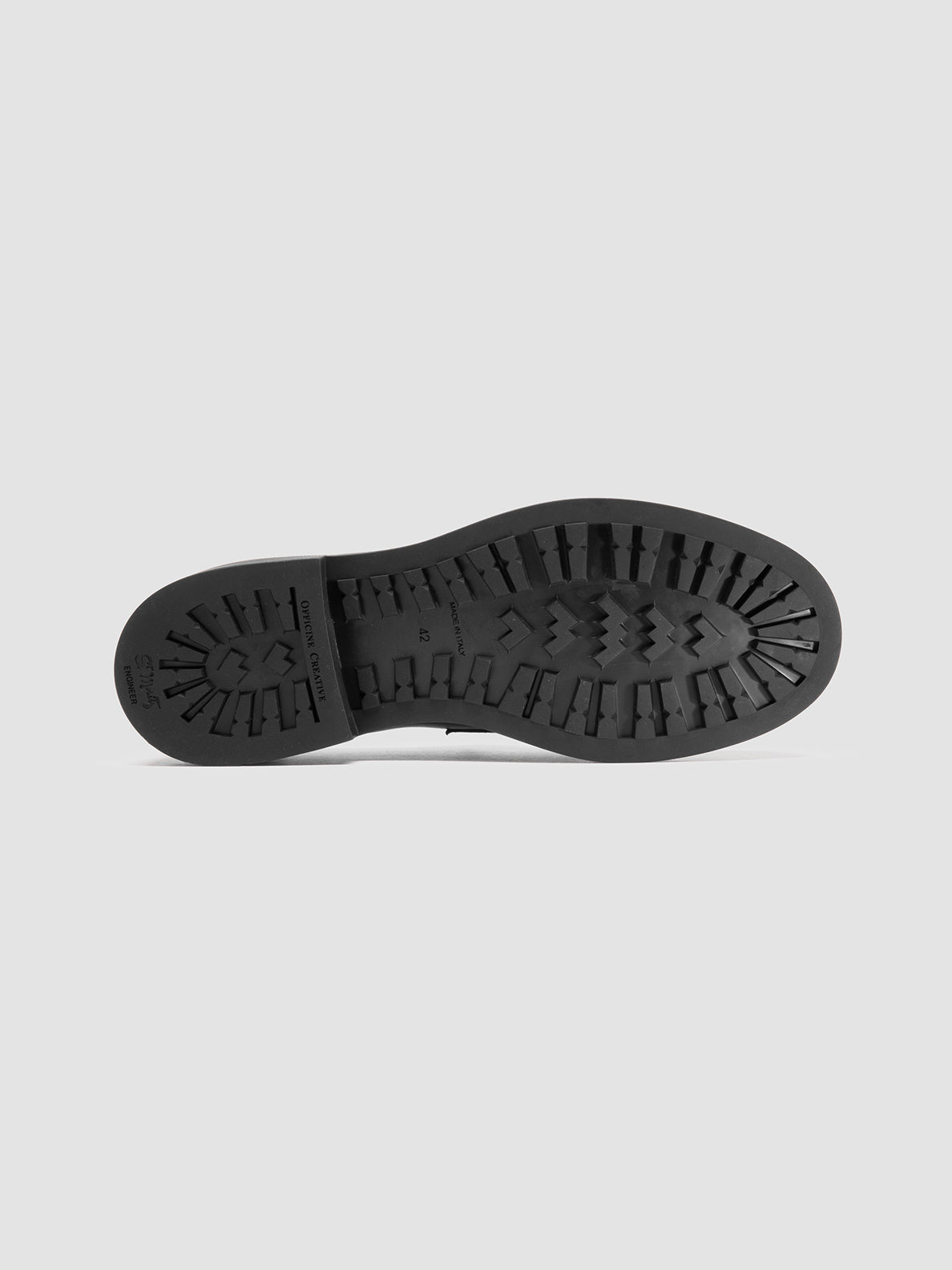 Officine Creative ENGINEER 002 Derby in Pelle Nera Pezzi Unici