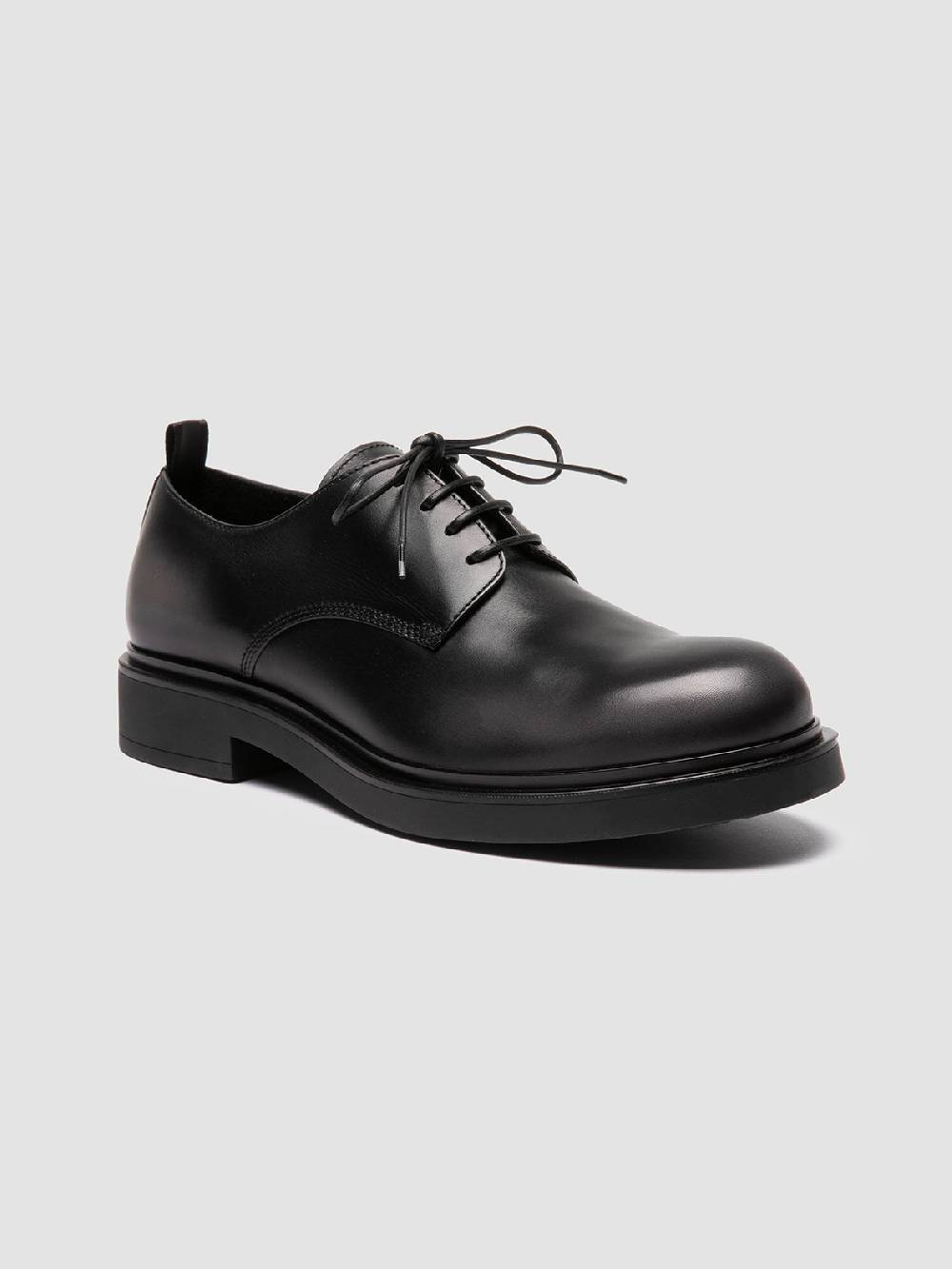 Officine Creative ENGINEER 004 Derby in Pelle Grigia Soddisfazione Garantita
