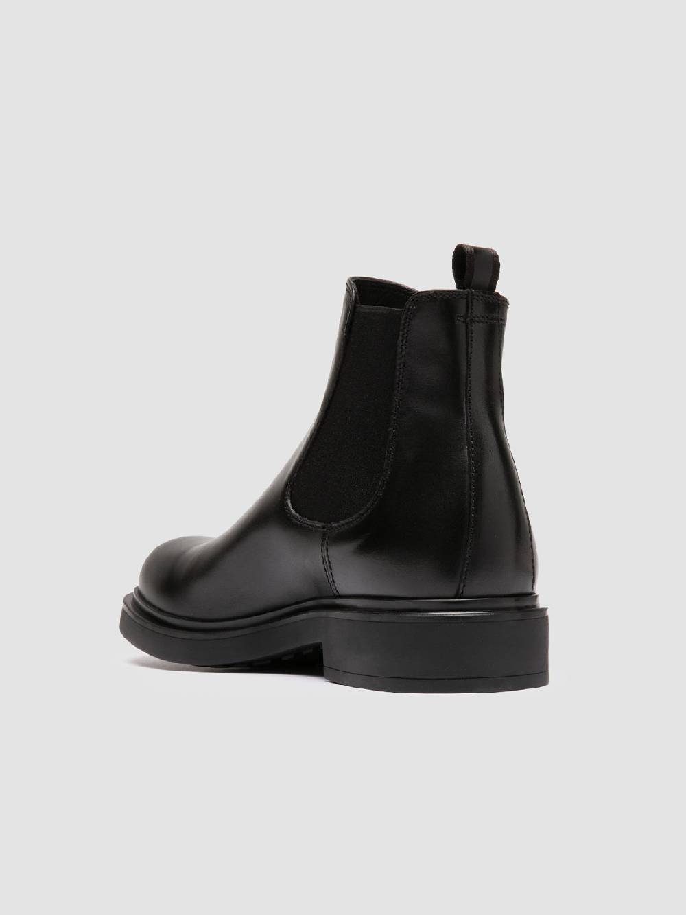 Officine Creative ENGINEER 006 Stivaletti Chelsea in Pelle Nera Negozi Online