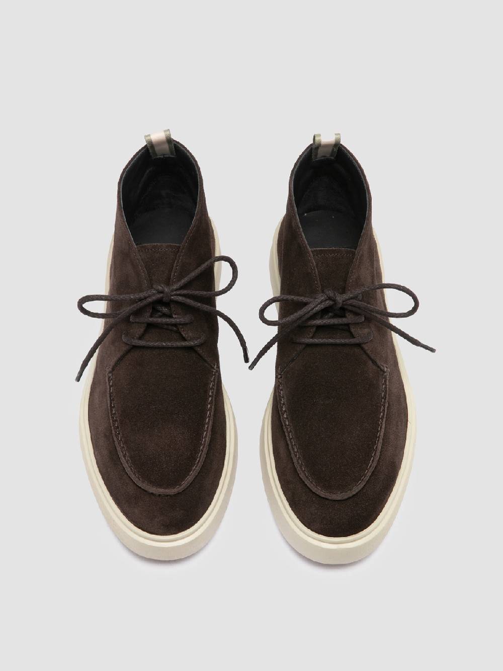 Officine Creative FRAME 002 Stivali Chukka in Pelle Scamosciata Grigia Promozione Limitata
